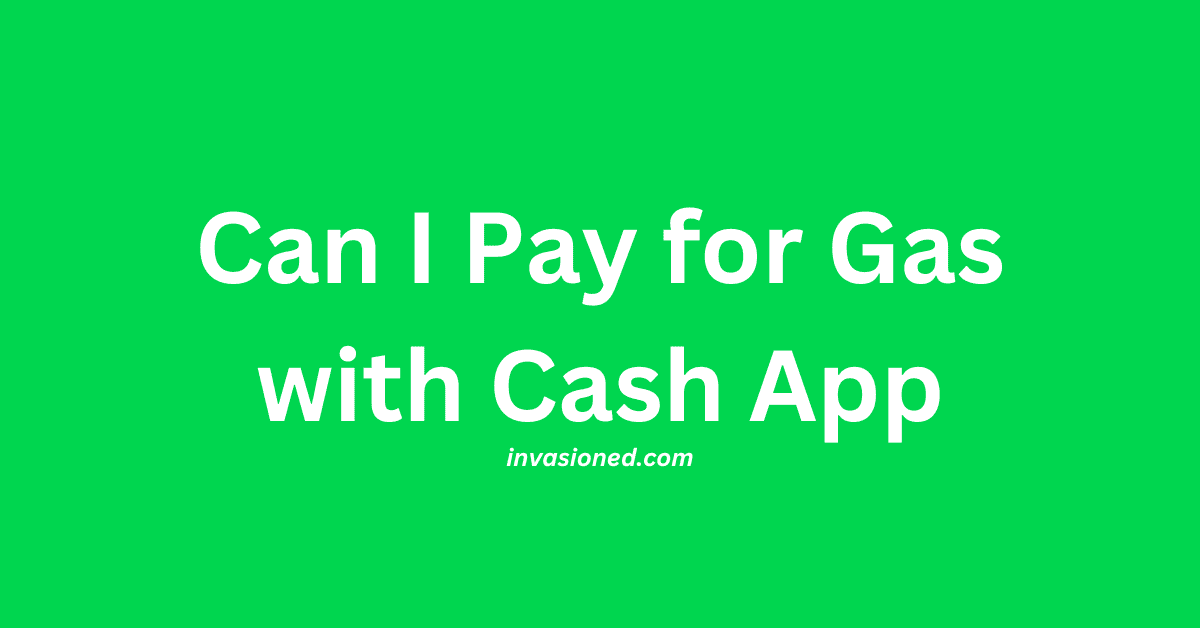 Can I Pay for Gas with Cash App